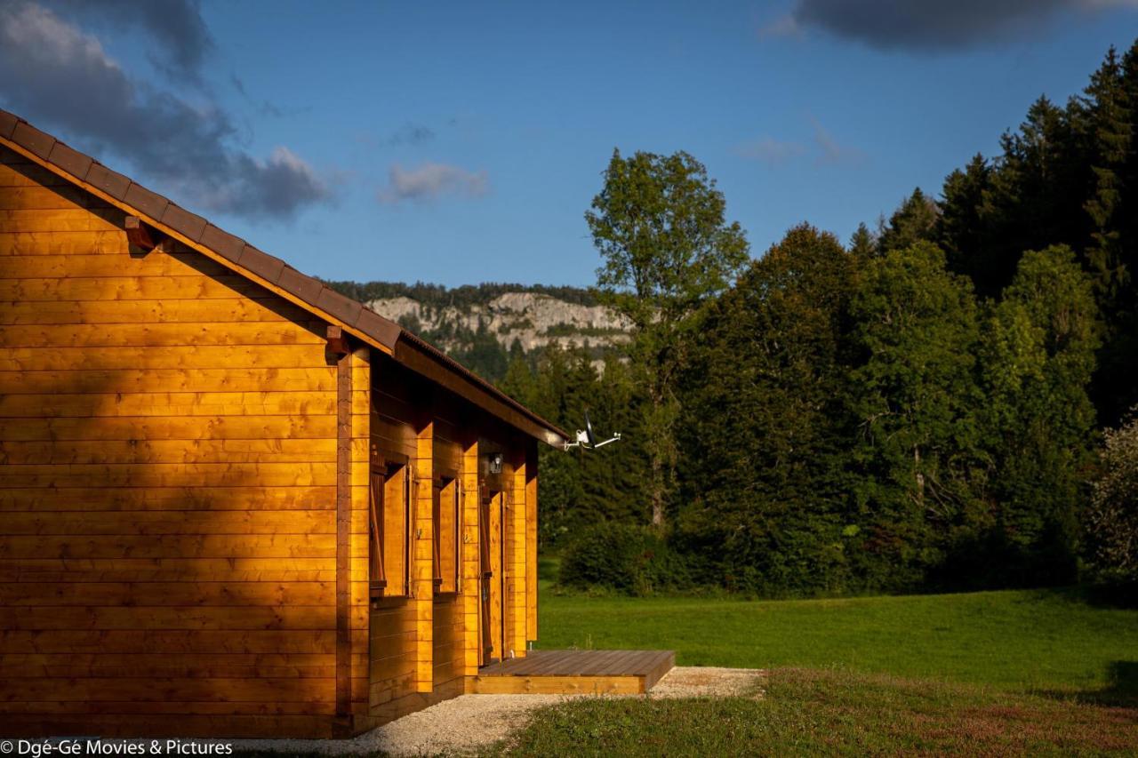 Les Jardins Du Herisson Chalet 2 Bonlieu المظهر الخارجي الصورة
